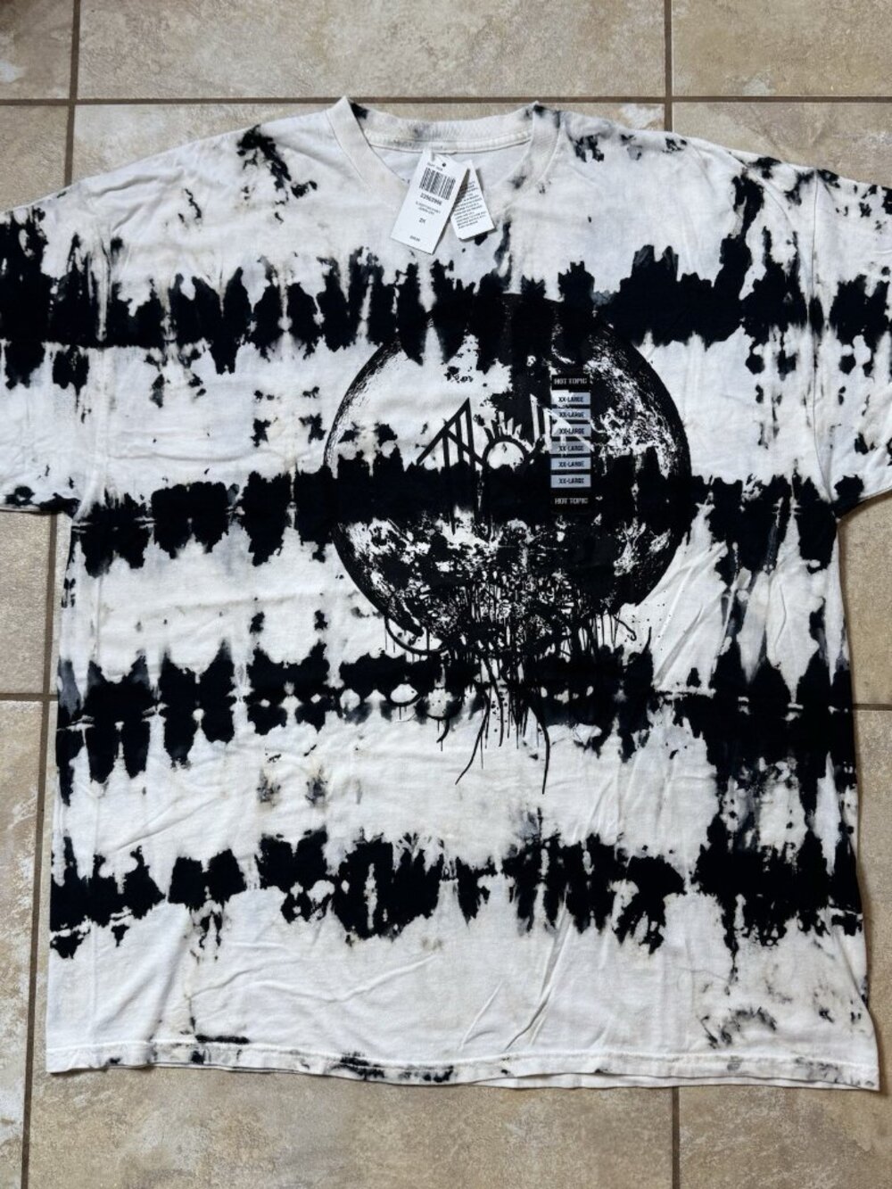 Sleep Token Back To Eden Tie-Dye T-Shirt Size 2XL New With Tags